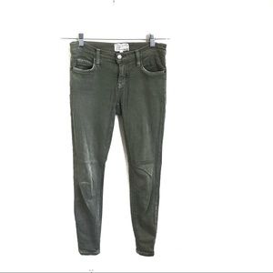 Current/Elliot Olive Skinny Pants